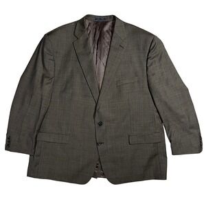 Ralph Lauren Suit Jacket Blazer Sport Coat 56R Brown Plaid Jacket‎ Only